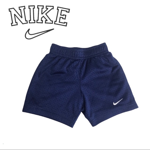 Navy Blue Little Boys Nike Shorts - Picture 1 of 5